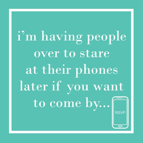 Napkins, Cocktail, Their Phones