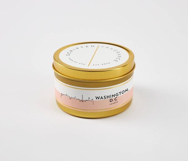 Washington D.C. Soy Candle: Reusable Glass