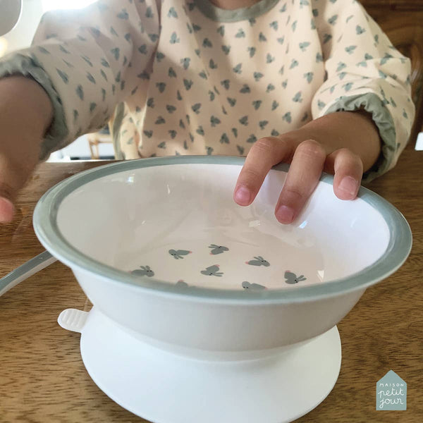 Babyware: Suction Bowl w/ Rabbits
