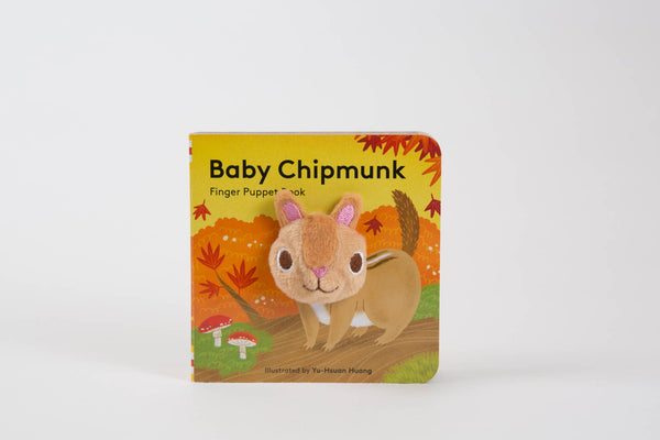 Children's Book, Baby Chipmunk: Finger Puppet