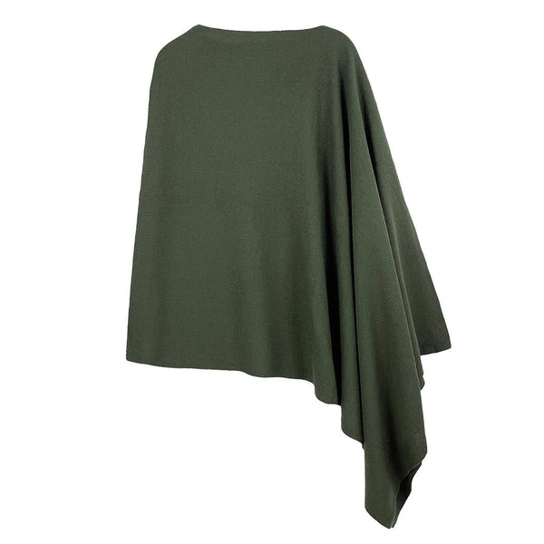 Poncho, Diamond Shape, Olive