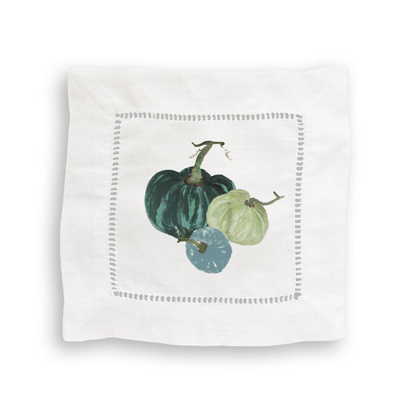 Linen Cocktail Napkin Set, The Perfect Pumpkins