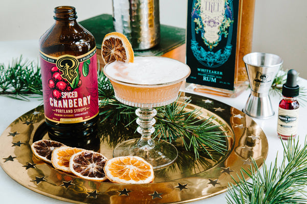 Bar/Beverage Mixer: Spiced Cranberry Syrup 12 oz