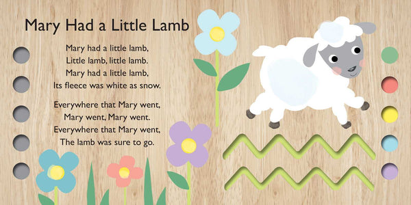 Children's Book, Touch and Trace Nursery Rhymes: Mary Had a Little Lamb