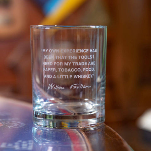 Rocks Glass, William Faulkner Quote