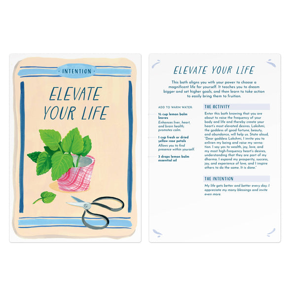 Card Deck, Blissful Baths: 40 Rituals for Self-Care Card Deck