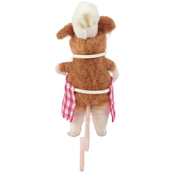 Ornament, Felt, Baker Mouse Critter