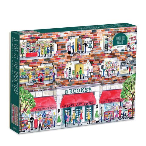 Puzzle, Day at the Bookstore, Michael Storrings 1000 pc
