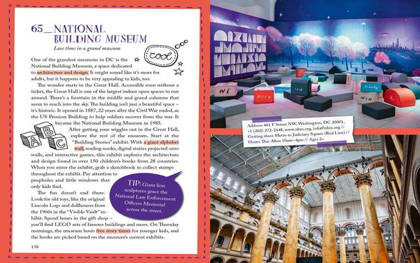Book, 111 Places for Kids in Washington, DC That You Must Not Miss