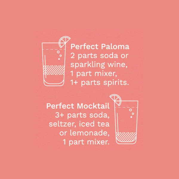 Cocktail Mixer, Paloma - Grapefruit & Lime, 16 oz