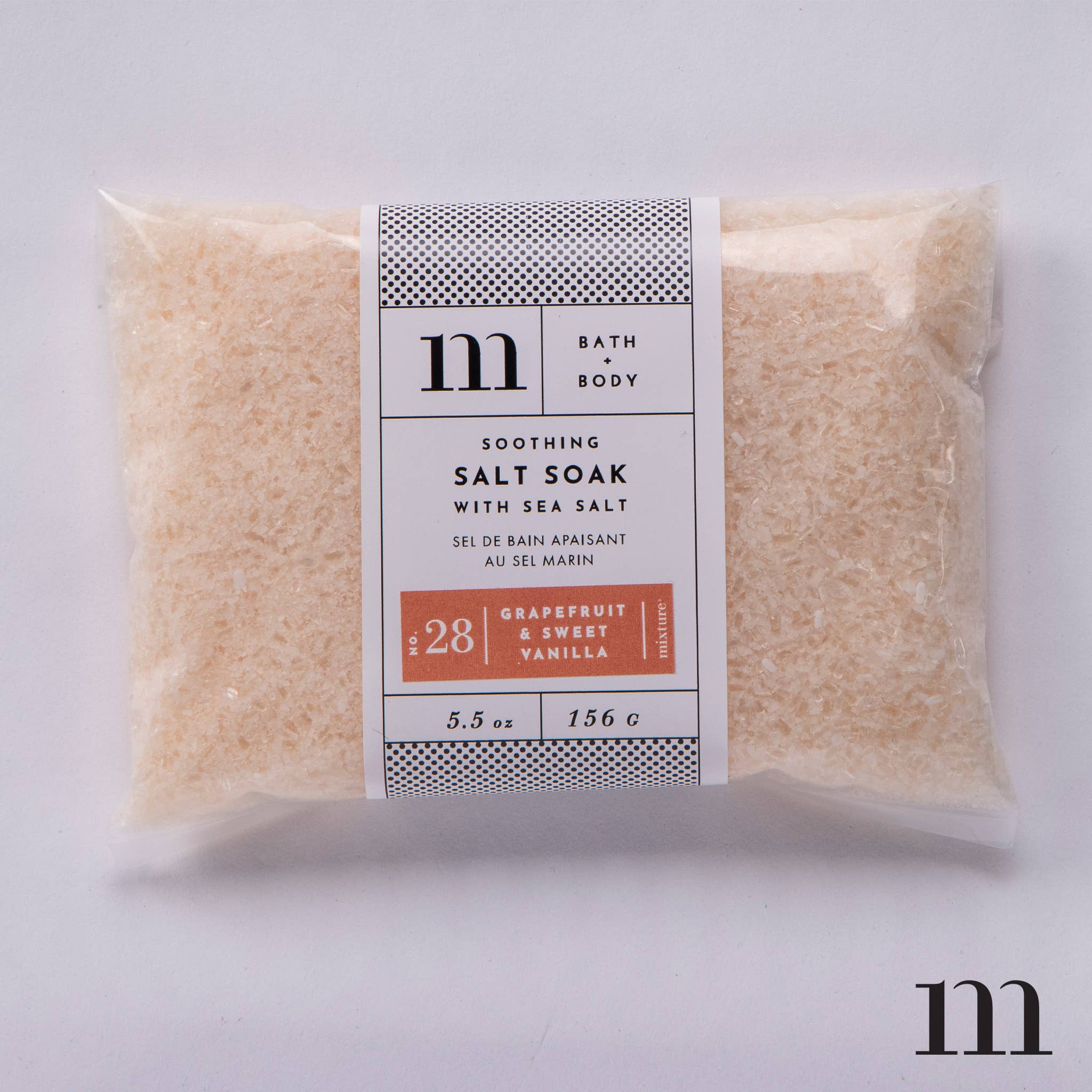 Salt Soak Envelope: No 28 Grapefruit & Sweet Vanilla
