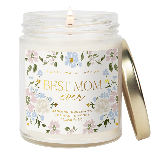 Mother's Day! Candle Jar, Best Mom Ever 9 oz Soy