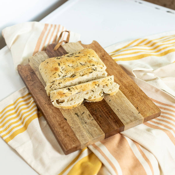 Florence Flourish Top Pieced Charcuterie Board Mango Wood