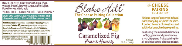 Jam, Caramelized Fig with Pear & Honey