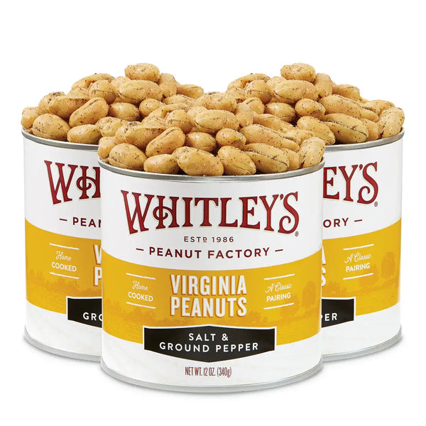 Peanuts, Salt & Ground Pepper Virginia Peanuts 12 oz.