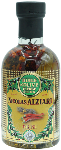 French Alziari Extra Virgin Olive Oil Pilli Pilli, (Peppers)