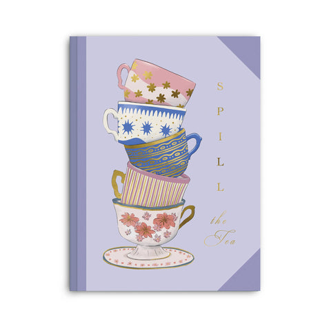 Notebook, Spill the Tea Hardcover