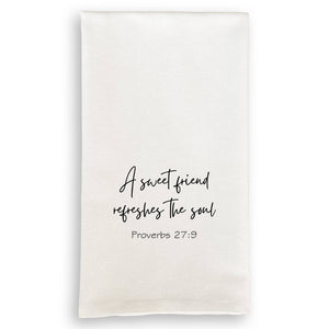 Tea Towel, A Sweet Friend Refreshes the Soul