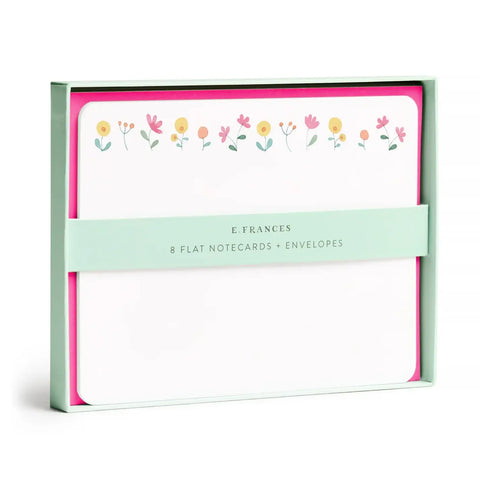 Flat Notes, Spring Flowers Set/8