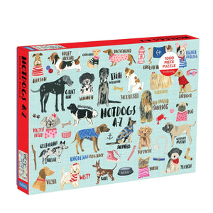Puzzle, Hot Dogs A-Z 1000 Pc
