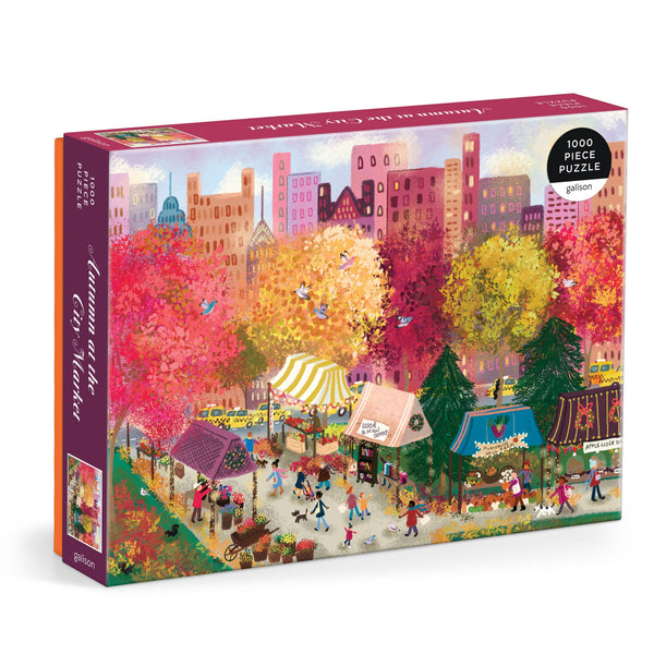 Puzzle, Autumn at the City Market 1000 Pc