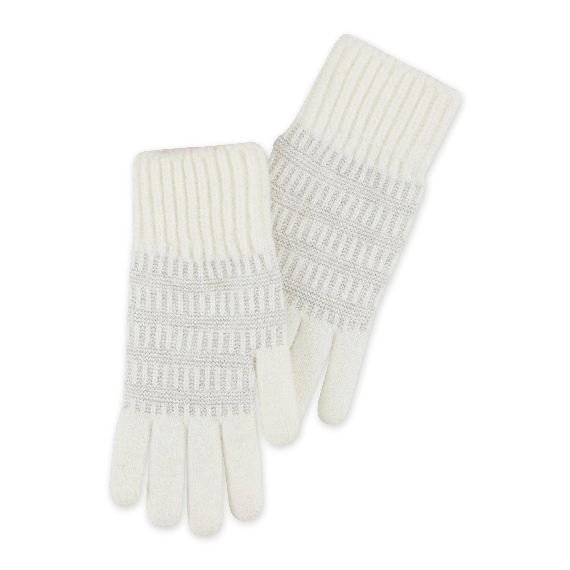 Gloves, Emery Knit - Cream