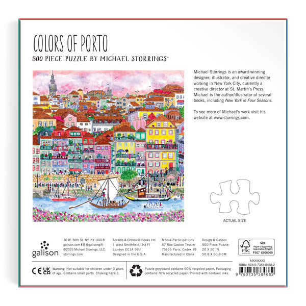 Puzzle, Michael Storrings Colors Of Porto 500 PC