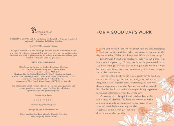 Book, Morning Journal