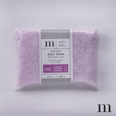 Salt Soak Envelope: No 04 Lauren's Lavender Garden