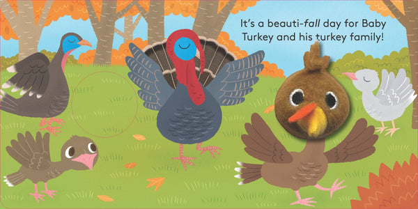 Children's Book, Baby Turkey: Finger Puppet Book