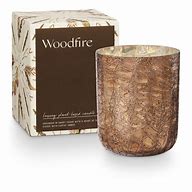 Woodfire Boxed Crackle Glass Candle, 8.3oz