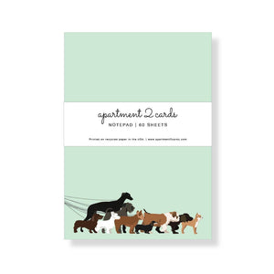 Notepad, Dogwalk 4.75x6.5"