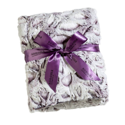 Lavender Spa Blankie - Iced Plum