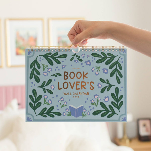 Calendar, Book Lover's 2027 Spiral Hanging Wall