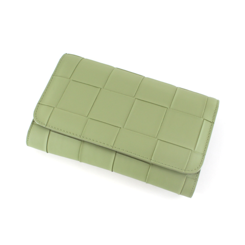 Clutch/Crossbody: 100% Leather,  Green