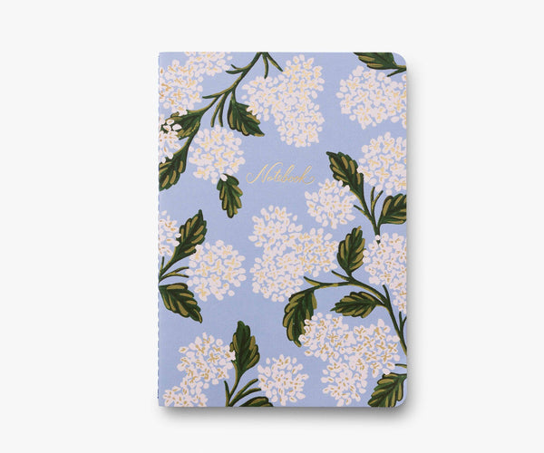 Hydrangeas Notebooks, Set/3