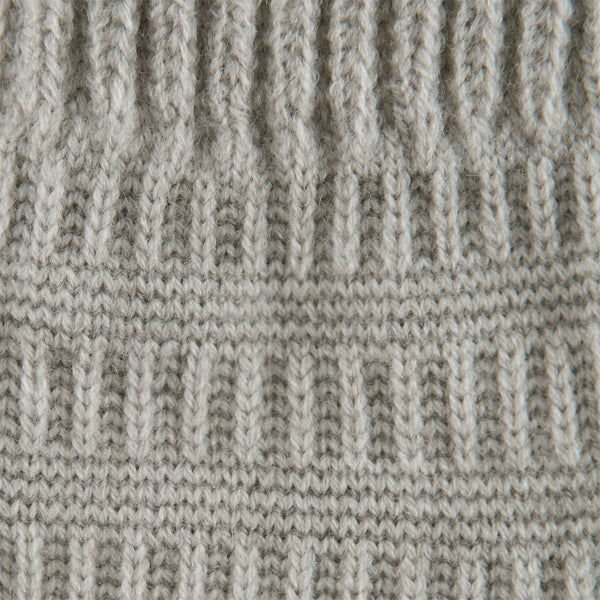 Gloves, Emery Knit- Light Gray