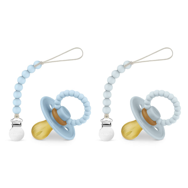 Pacifier + Clip Set, Camel