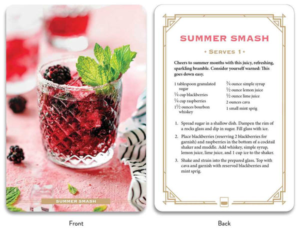 Recipe Cards, Bubbly Cocktail
