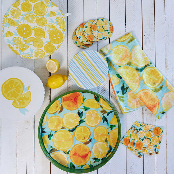 Napkins, Cocktail, Lemon Slices