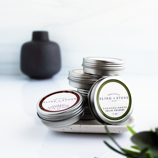 Solid Cologne, Travel Size! Sandalwood+Musk+Orange Blossom