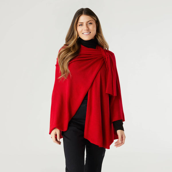 Wrap, Lightweight Kiara Pull Thru Red /One Size