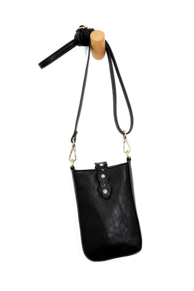 Crossbody/Cell Phone Bag: Black