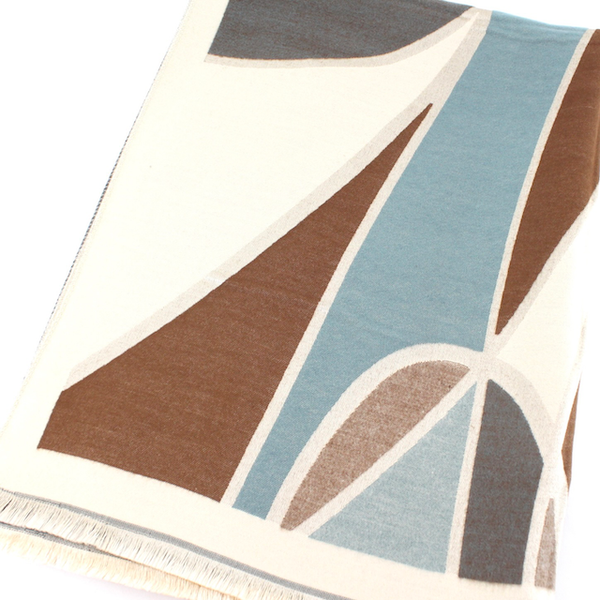 Scarf, Abstract:  Brown