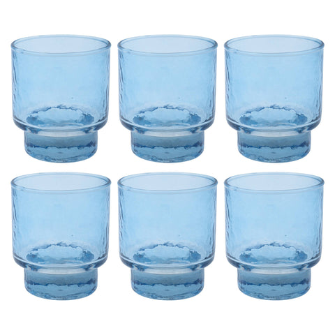 Catalina Stacking Glasses: Indigo (Single Glass)