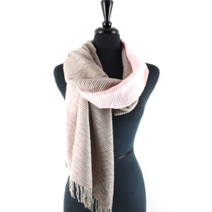 Scarf, Bryce Canyon Pleated Pink