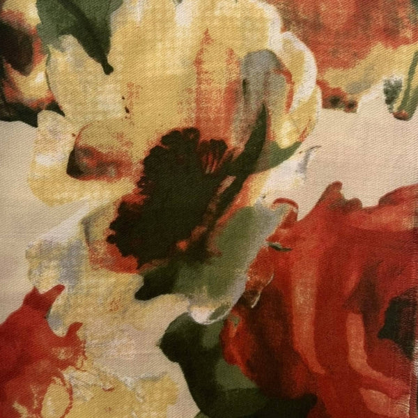 Scarf, Autumn Bloom Watercolour Floral