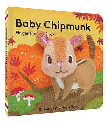 Children's Book, Baby Chipmunk: Finger Puppet