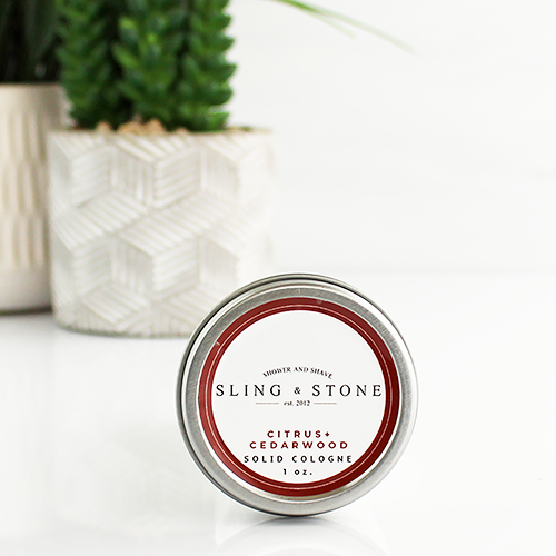 Solid Cologne, Travel Size! Sandalwood+Musk+Orange Blossom