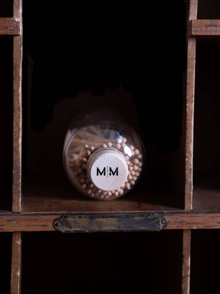Matches, Apothecary Jar, Tan